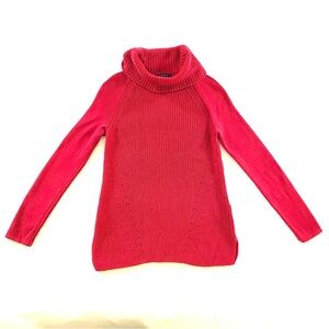 Lands’ End Ribbed Cowl Neck Sweater